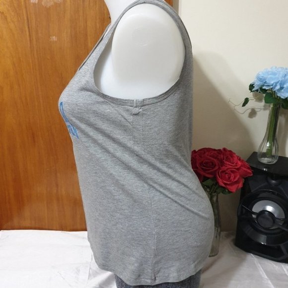 Between the Flags (BTF) AU-14 Gray Sleeveless Singlet Top Tee 100% Cotton NWOT - Picture 5 of 10
